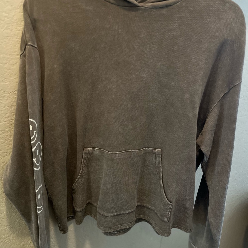 Brown Hoodie with Front Pocket